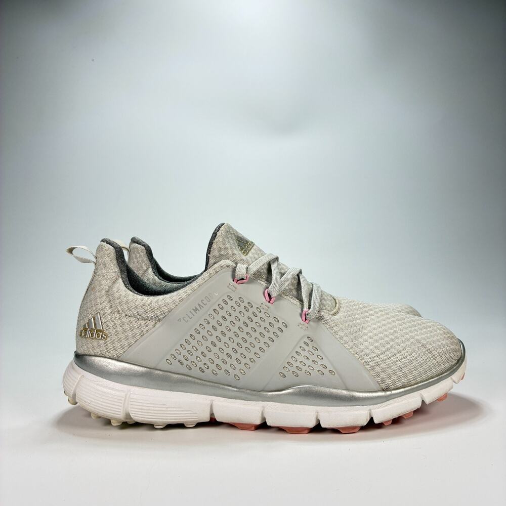 Adidas ClimaCool Cage Golf Gray Breathable Shoes Lace Up G26627 Women's Size 8.5